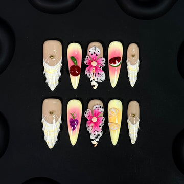 Fruity Bloom Nails