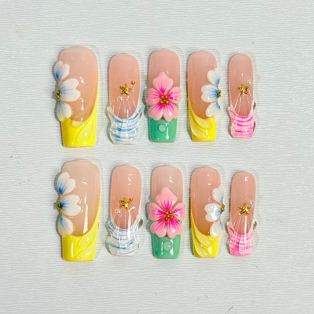Macaron Bloom Nails