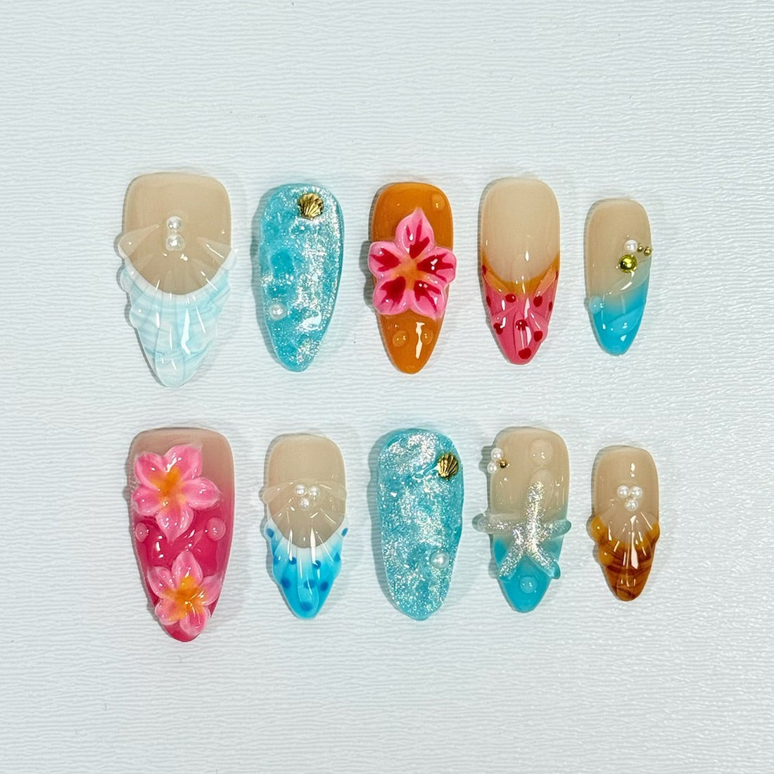 Tropical Shore Nails