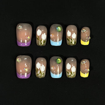 Tulip French Nails