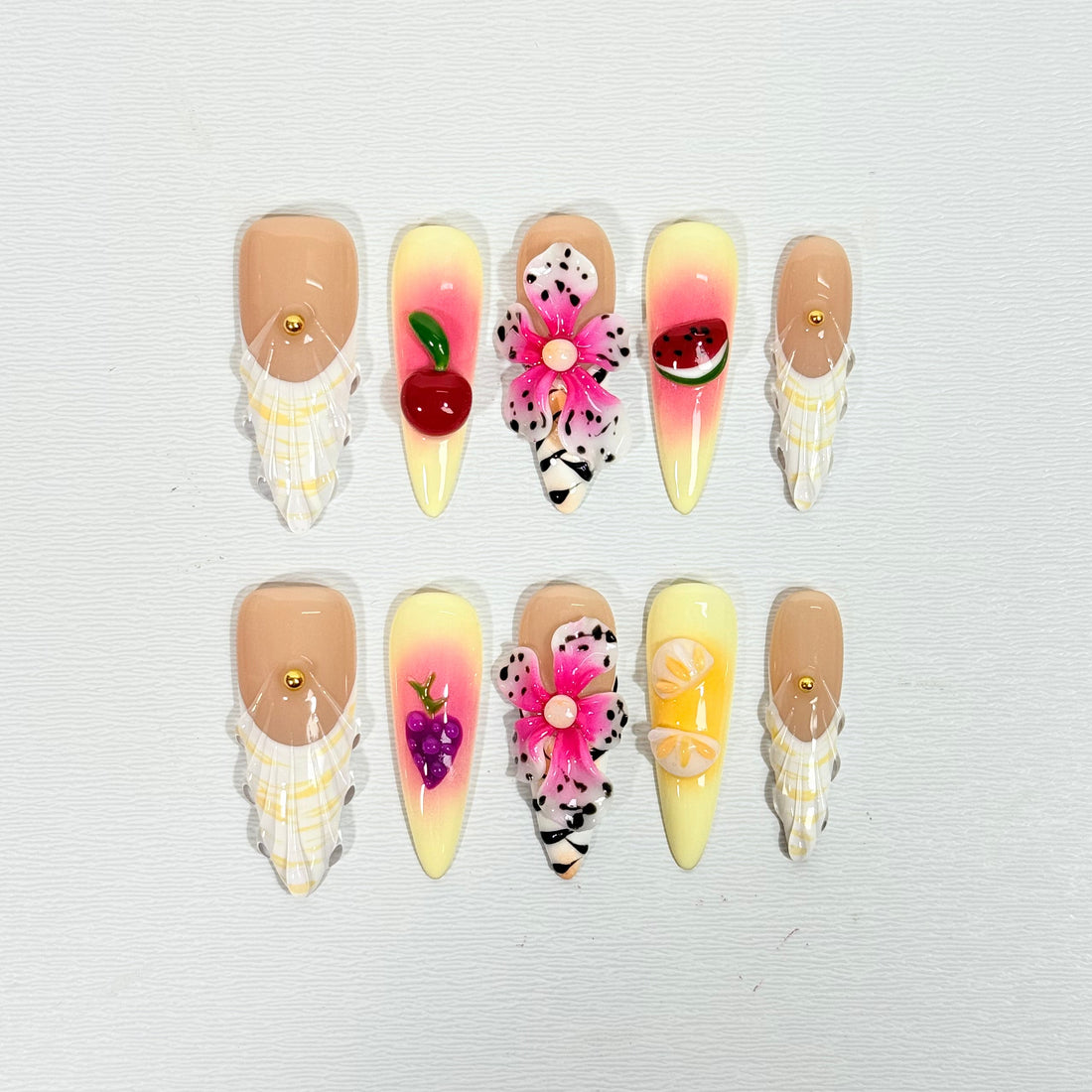 Fruity Bloom Nails