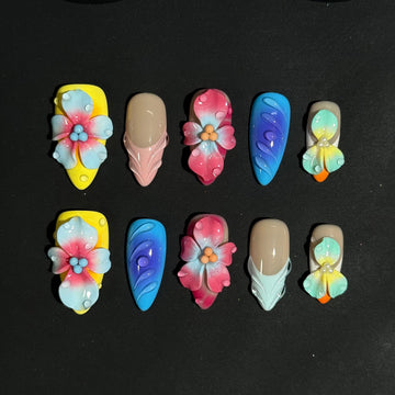 Candy Bloom Nails