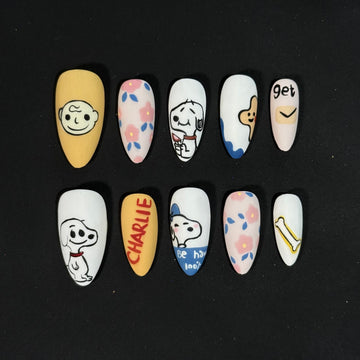 SNOOPY Press on nails